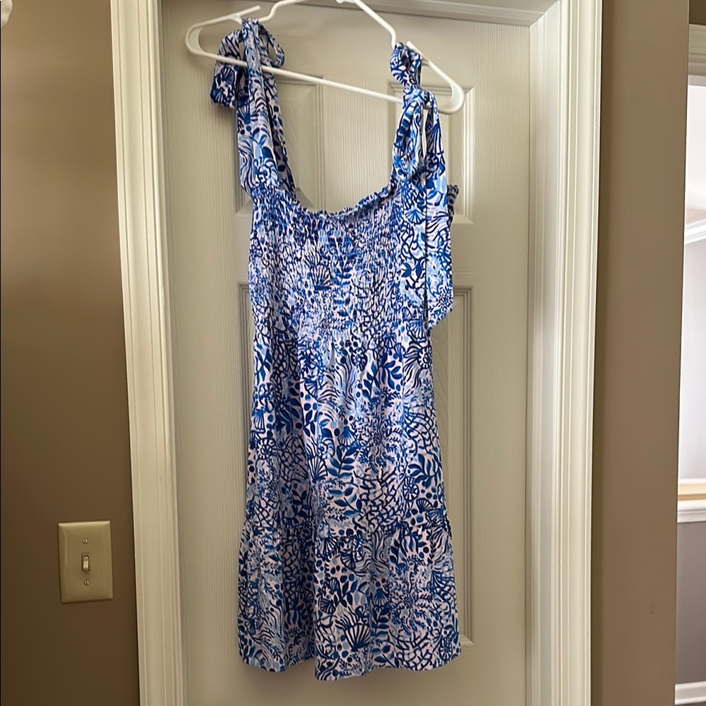 Lilly Pulitzer Blue and White Sundress